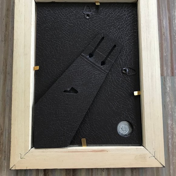 New Engravable Pewter Framed Baby Birth Announcement Wall Hanging 7x9" - Picture 5 of 6